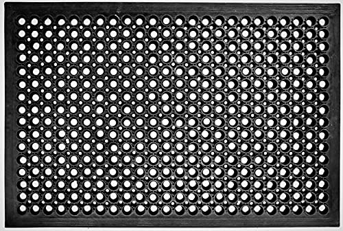 Paillasson en caoutchouc 80x120 cm idéal pour sécuriser l'entrée