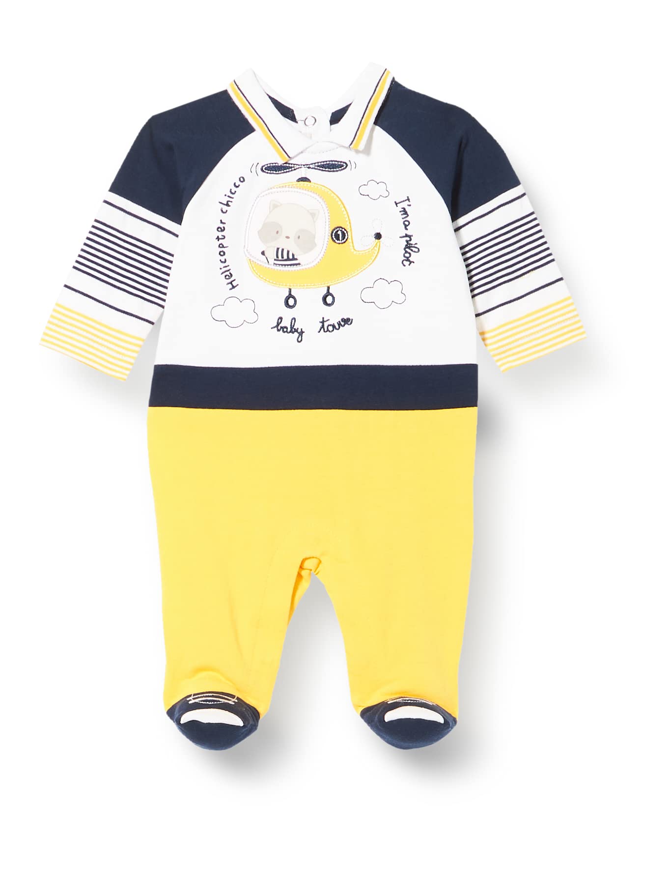 Chicco Tutina con Apertura Entrogamba per Neonato Juego de Pijama Bebé-Niños