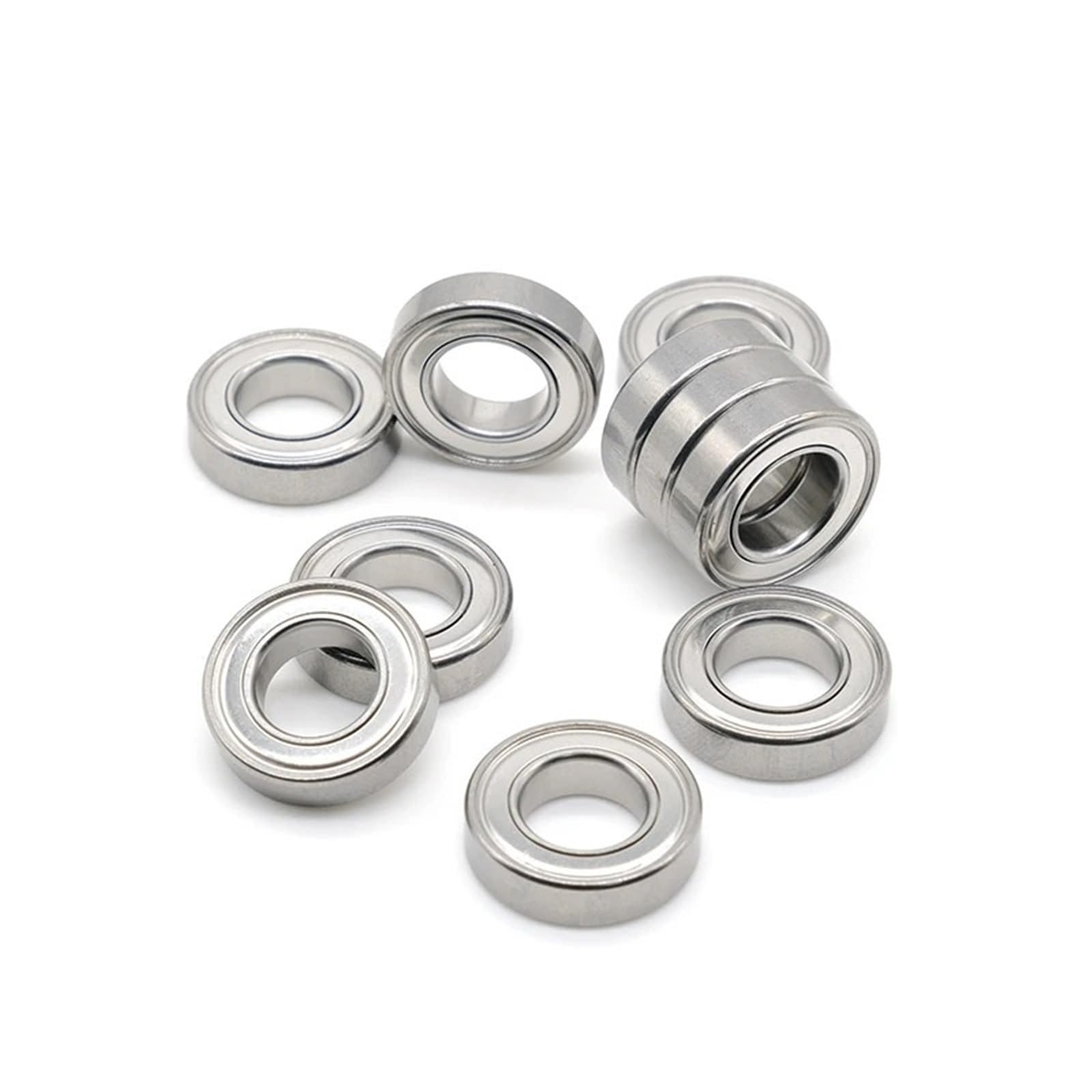 Rodamiento de acero inoxidable S6700ZZ, 10 x 15 x 4 mm, sección delgada, 6700 Z ZZ, 10 unidades