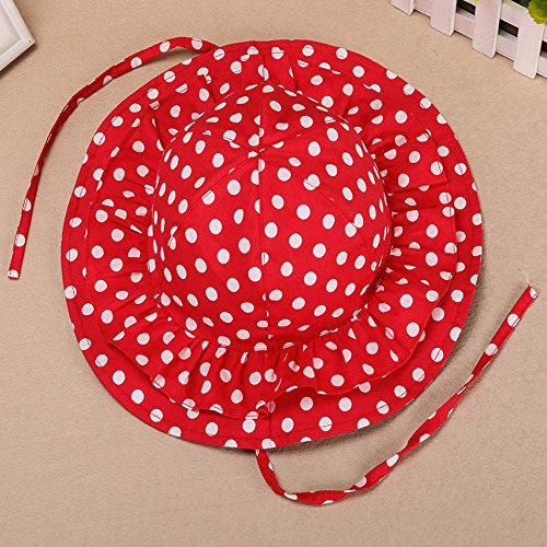 Toddler Kids Sunhats Hat Girls Boys Bucket Hat,1-2T, Red2