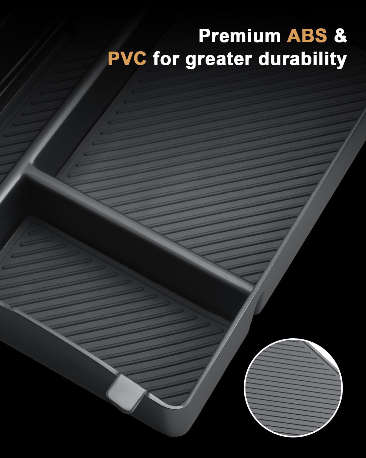 2026 Palisade Center Console Organizer - Upper Layer For 2026 Palisade Armrest Box Organizer Tray - Compatible with 2026 Hyundai Palisade Hybrid Calligraphy Accessories ABS - Only Fit Calligraphy Trim
