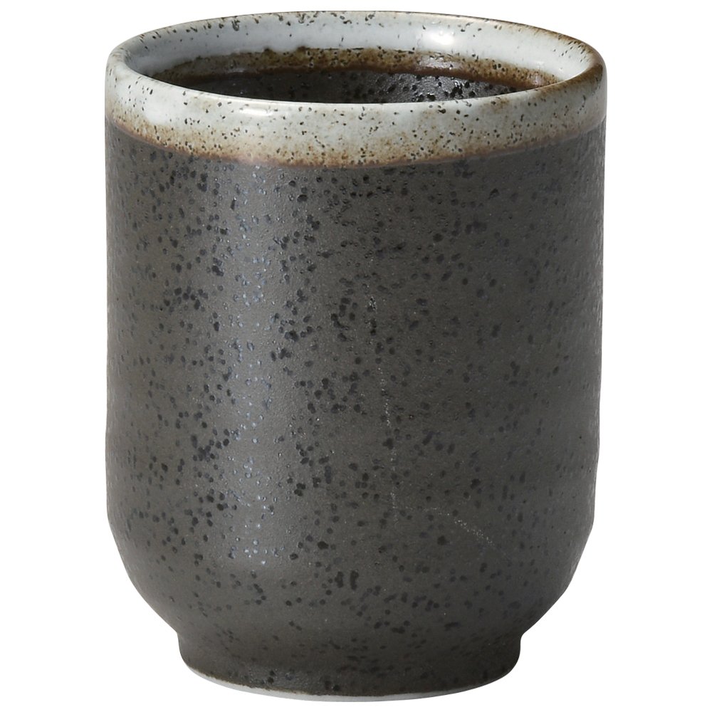 山下工芸 湯呑み 磁器 φ6.4×8cm(150cc) 天目塗分 長湯呑 15022990