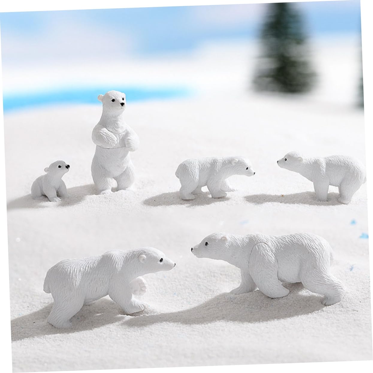 Amazon.co.jp: RORPOIR クマのクリスマスオーナメント 動物の置物