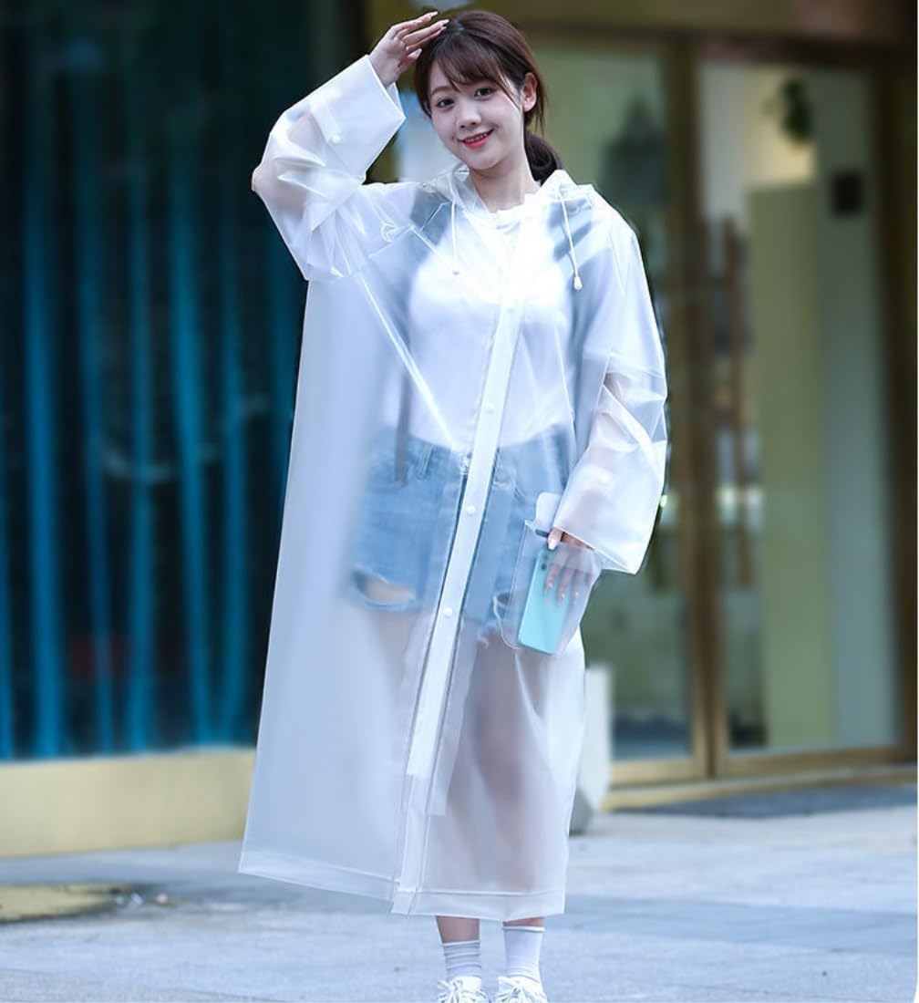 IRYZE Poncho de Pluie Adulte Manteau Imperméable En Textile, Long Et Épais, Pour Véhicule Électrique, Résistant À La Pluie, Marche En Plein Air, Une Pièce Imperméable Cape de Pluie