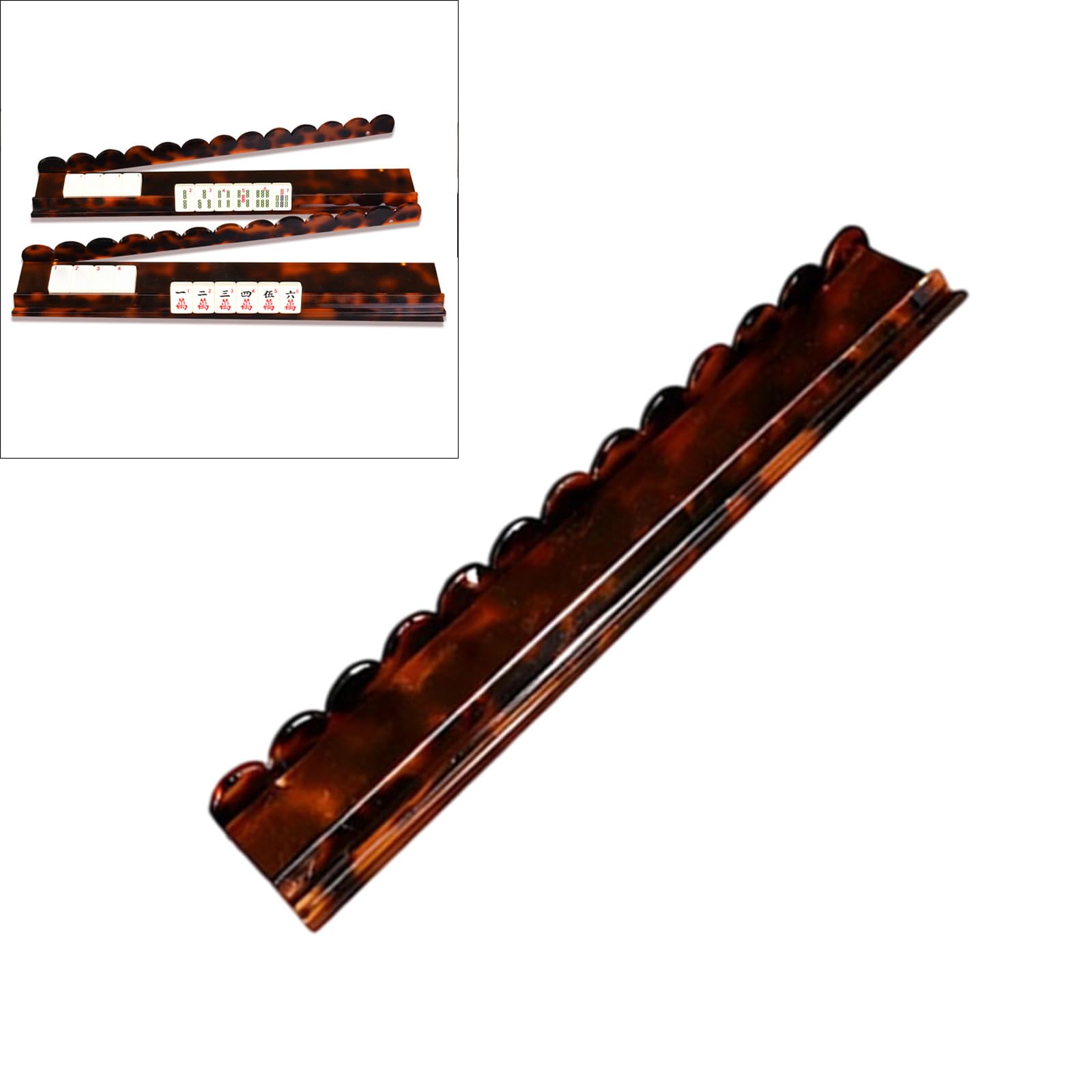 Group Play Mahjong Rack Support magnétique en acrylique pour tables E