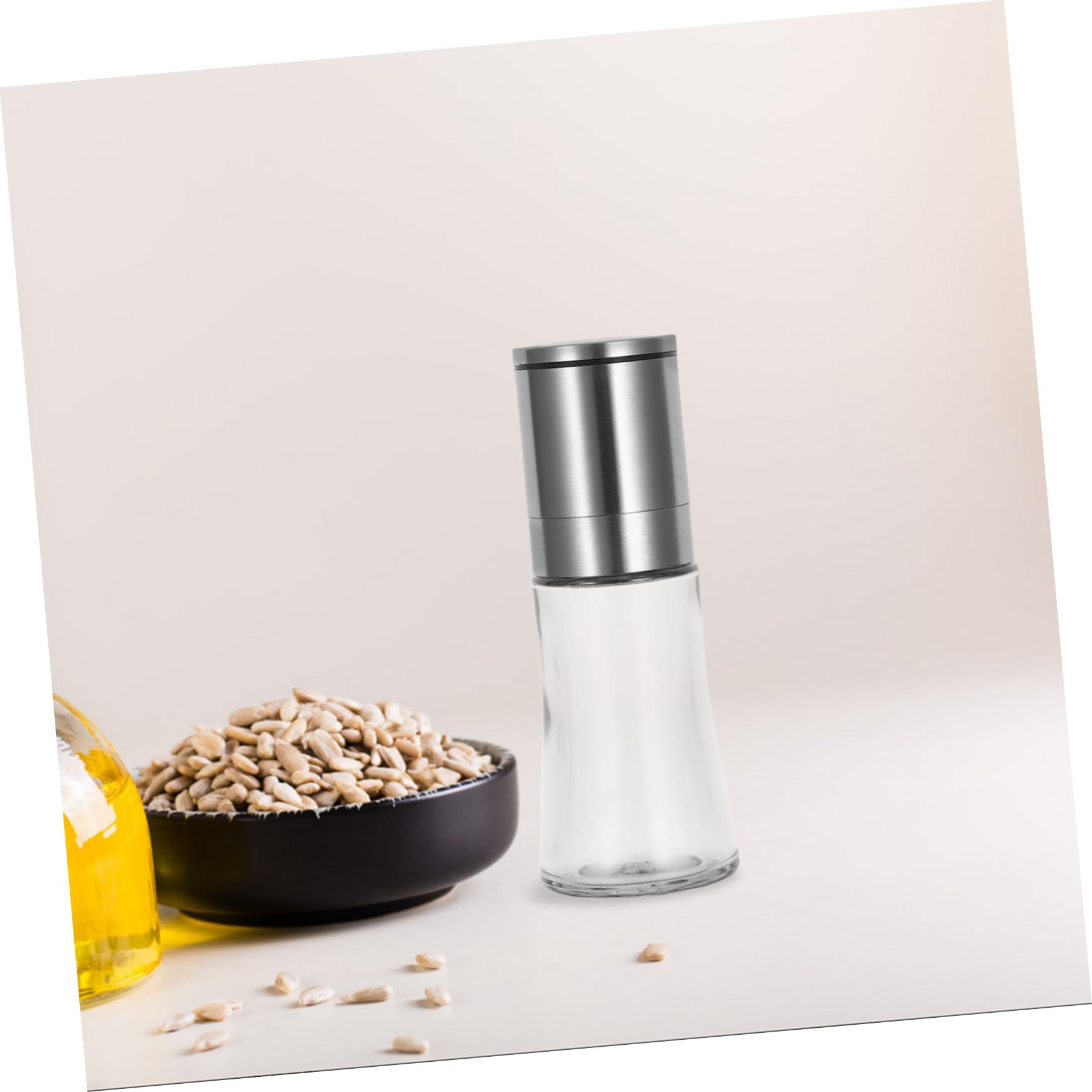 Sosoport 2pezzi Macina Pepe Manuale in Acciaio Inox Macina Ricaricabile per Cucina Accessori per Spezie e Viaggi