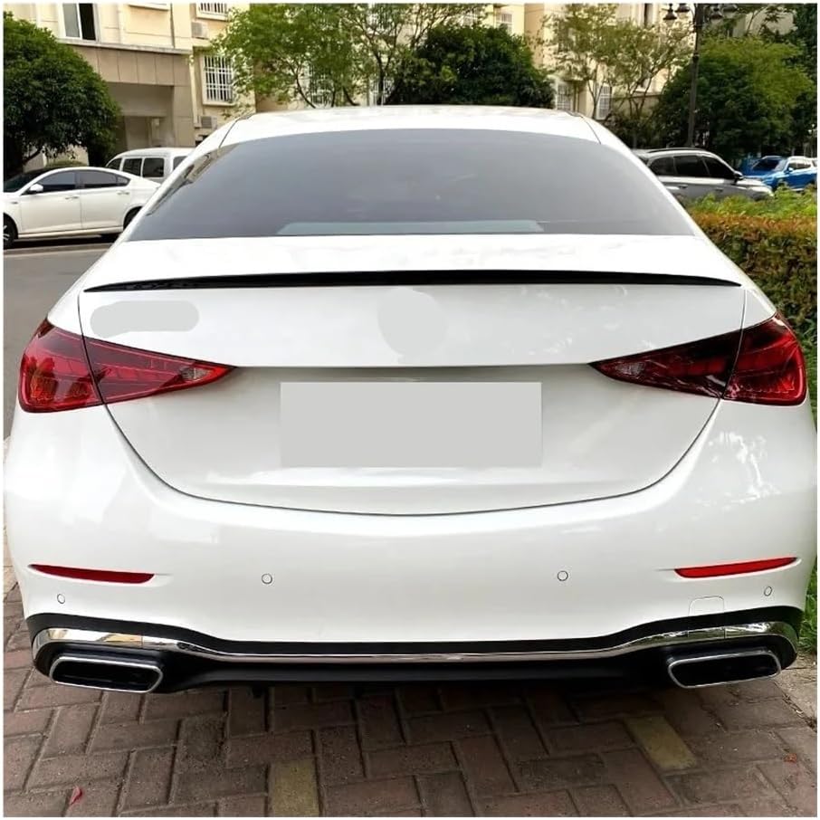 AMG Style Rear Sport Spoiler Wing Compatible for Mercedes Benz W206 C Class C200 C260 C300 2021-2023 Styling Auto Accessories Body Kit(Truck Bed Cap Black)