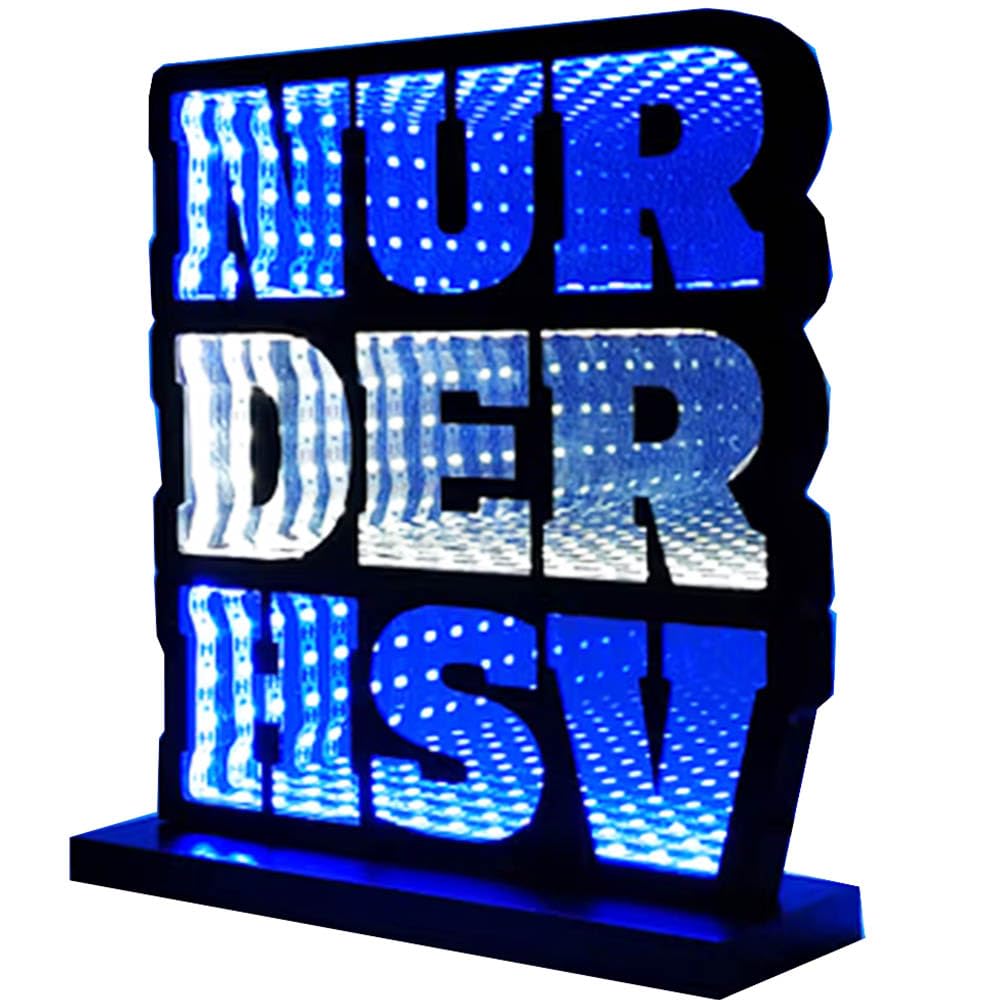 Hamburger SV HSV Fanartikel HSV LED LICHT 3D Nur der HSV