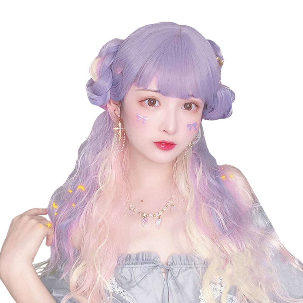 Amazon | ロリータウィッグ 原宿風 GAL系 耐熱ウィッグ コスプレ
