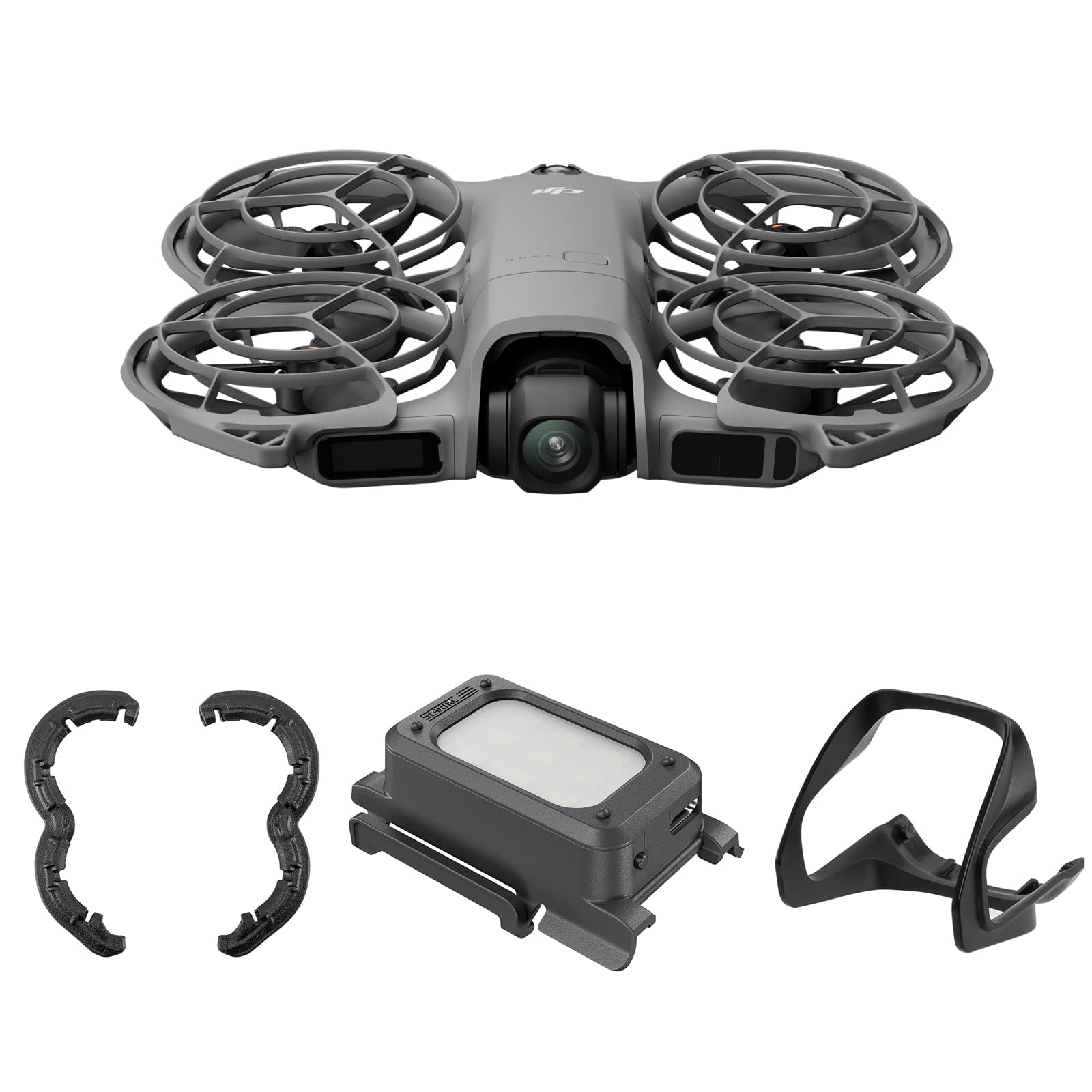DJI Neo 2 (solo dron) Bundle, ligero y plegable, despegue y aterrizaje desde la palma, control gestual, detección de obstáculos omnidireccional, ActiveTrack, dron 4K