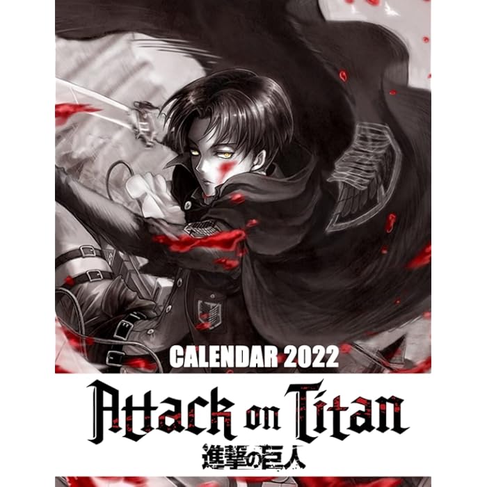 Buy Attack On Titan Calendar 2022 AnimeManga OFFICIAL Calendar 2021