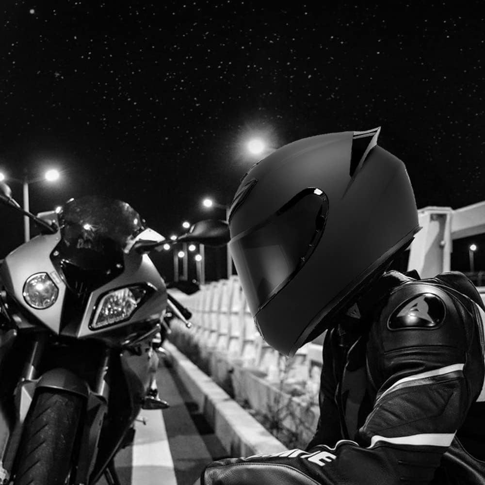 Modułowy kask motocyklowy zintegrowany Bluetooth Homologowany ECE Kask pełnotwarzowy Motocykl Mężczyźni Kobiety Dorośli Modułowe Kaski z Mikrofonem do Motocykla Skuter S~XXL (55 ~ 64 CM)