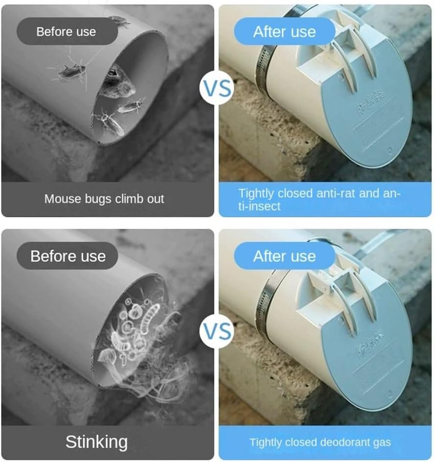 Balcony Drainage Pipe Anti Odor Floor Drains Roof Cover Rain Pipe Cap Strainer Plug Bathroom Accessory,75mm
