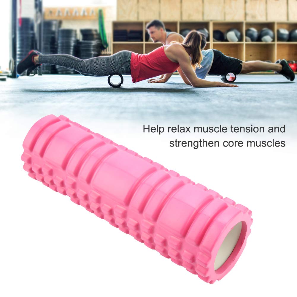 Mini Hollow Yoga, Fitness Roller Physio Workout Ćwiczenia Kolumna do Masażu (różowa)