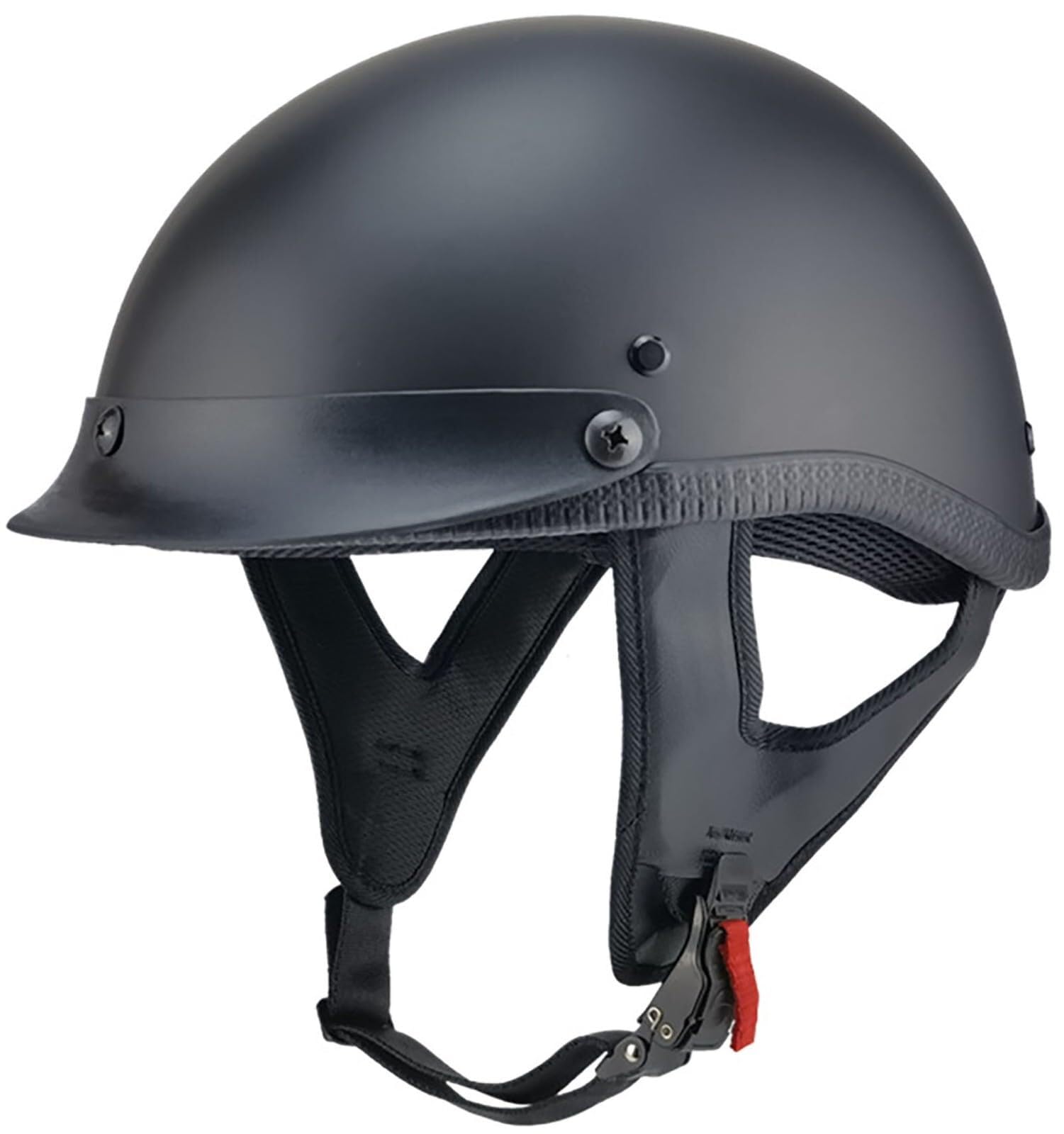 Halbschalenhelm Mit ECE-Zulassung Vintage Motorradhelm Baseball Cap Cruiser Chopper Scooter Helm Herren Retro Motorrad Halbhelm Damen Mofa Helm(2,XL(61~62CM))