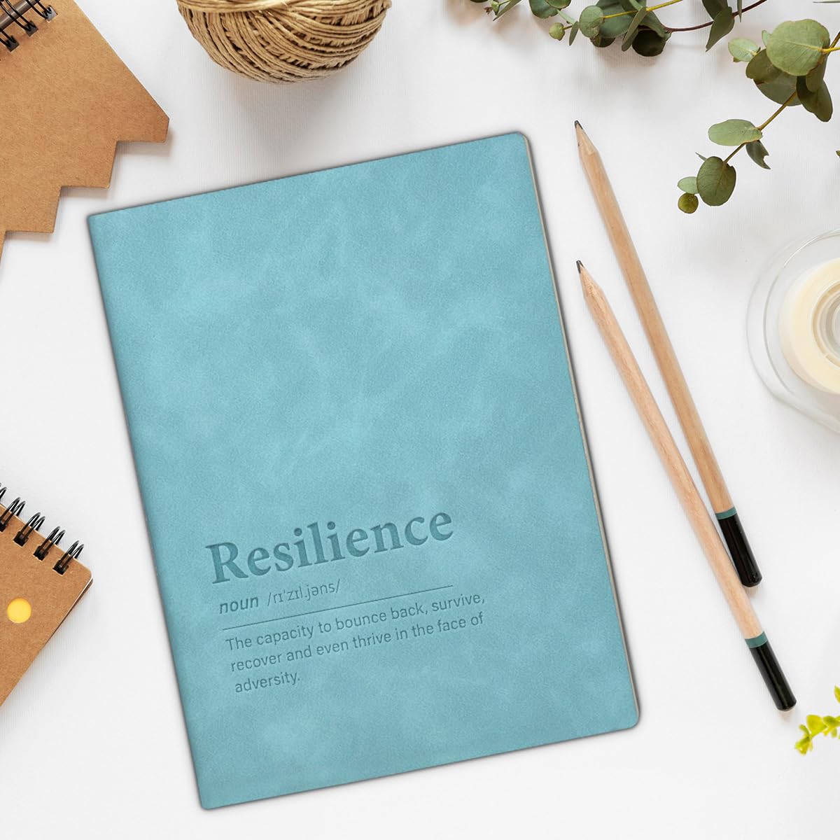 Resilience Definition Inspirujące notatniki, uczelnia, pozytywny inspirujący dziennik dla kobiet i mężczyzn, notatnik do notatek roboczych i dziennika