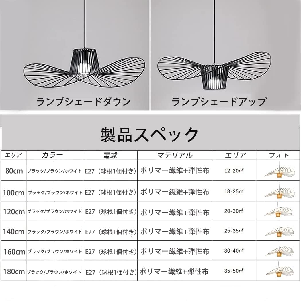 Amazon.co.jp : 新し現代 麦わら帽子 Vertigo ライトシャンデリア天井