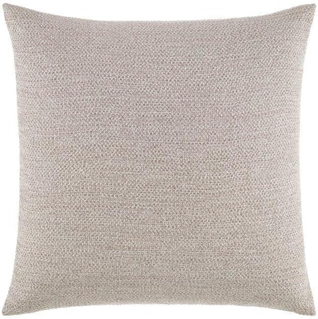 Kenneth Cole New York Kcny Essentials Beige 16" X 16" Decorative Pillow Knit Throw Pillow, Linen ASH (Pack of 2)