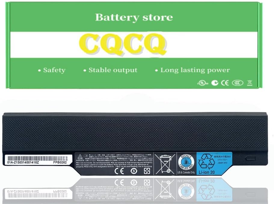 CQCQ FPCBP281 Battery for Fujitsu LifeBook E751 E752 E782 LH700 P702 P770 P771 P772 S710 S751 S752 S760 S782 S792 SH560 FPCBP145 FPB0239 FPCBP325 FMVNBP190 FPB0240 FPB0250 FMVNBP188