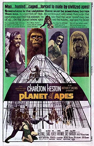 猿の惑星planet of the apes movie poster Planet of The Apes Poster Movie (11 x 17 Inches - 28cm x 44cm
