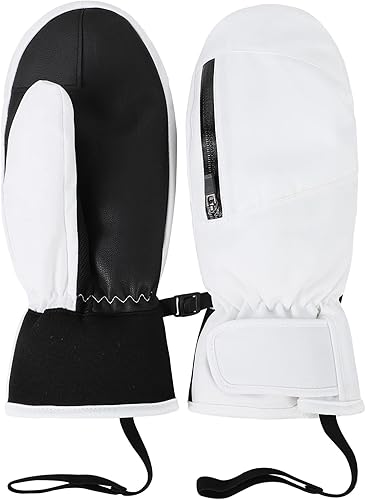 Miniatura 8 de American Trends Guantes de esquí para mujeres y hombres, impermeables, guantes de nieve de invierno, guantes de esquí para clima frío, snowboard,