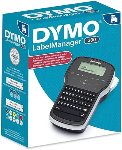 Miniatura 8 de DYMO 1815990 LabelManager 280, 2 Líneas, 4w x 2 3/10d x 7 9/10h (DYM1815990)