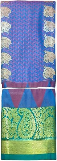 VFCollections Women's Samudrika Pattu Sarees With Blouse