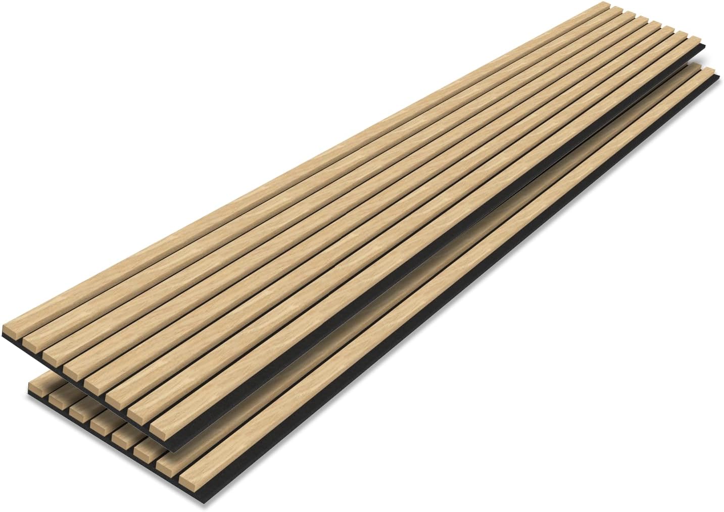 Tönnen Luxury Acoustic Wood Panels for walls | 2pack | 94x11x0.8" each | Premium Acoustic Wall Panels for Interior Wall Décor | Wood Slat Panels | 3D wall panels | Wood wall panel (Sapin) 94.5 x 11 x 0.8 in Sapin