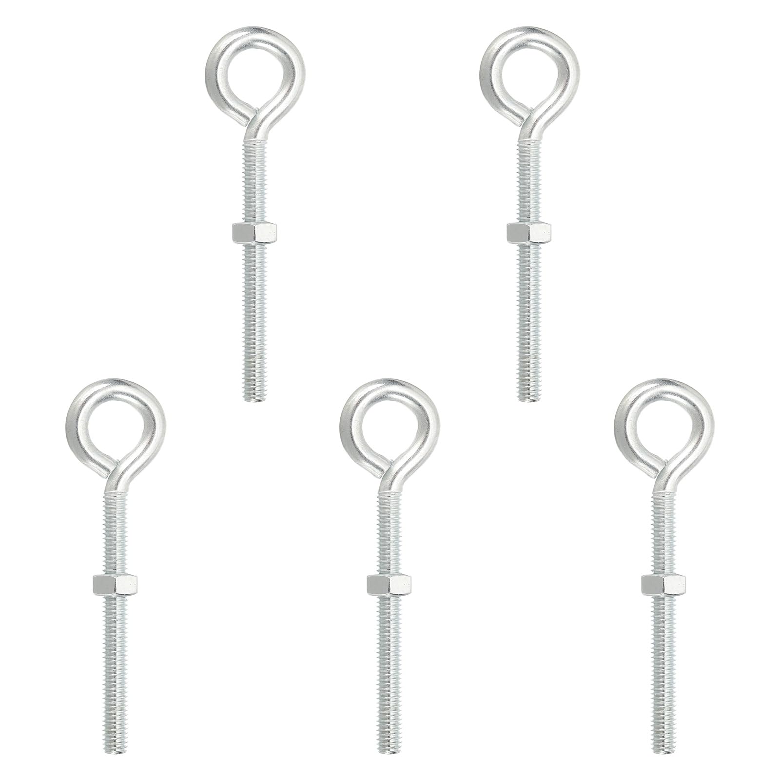 PATIKIL M6x60mm Eye Bolts with Nuts