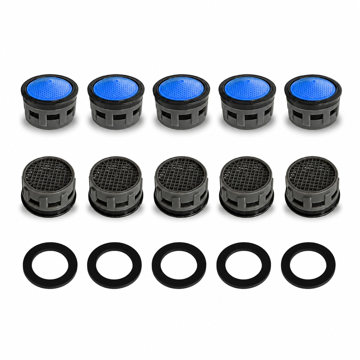 Rose Mi Plastic Fusion High-Pressure Replacement Water Aerator (Pack Of 10) | Tap & Faucet Foam Flow Insert Filter with Washer | Splash-Free Water Saving Nozzle for Kitchen & Bathroom-image-11