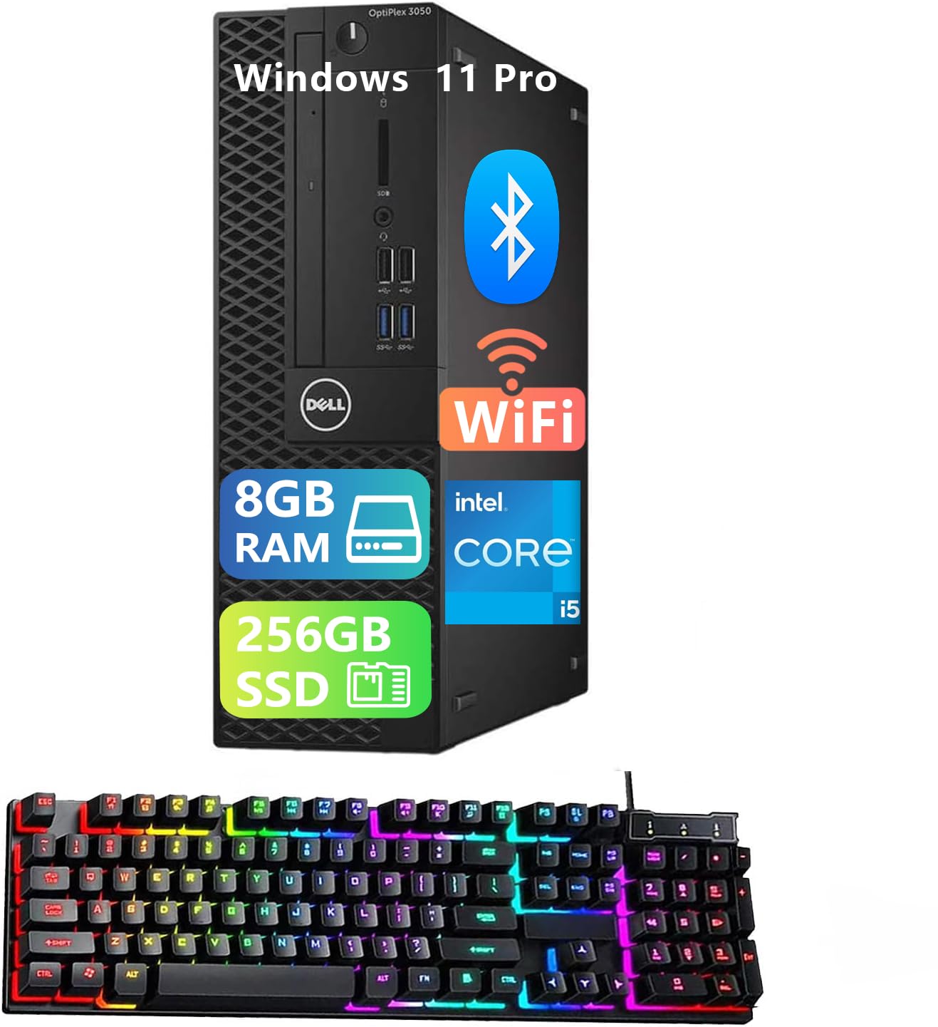 ミニPC DELL OptiPlex 3050 SFF/ Core i7-6700 Dell OptiPlex 3050 SFF Desktop Computer (Refurbished); Intel Core