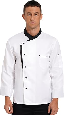 Unisex Chef Coat Men Women Short&Long Sleeve Chef Jacket Restaurant Kitchen Cooking Chef Top Uniform