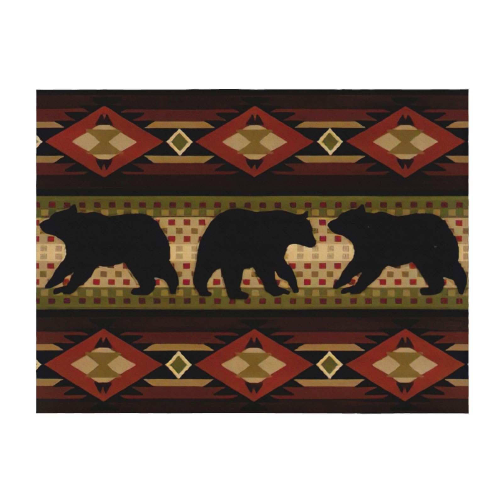 Couverture de lit EdWal avec motif ours pour des soirées cocooning en douceur