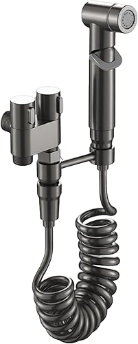 Miniatura 10 de Aqua Earth Pulverizador de bidé de mano para inodoro, kit de pulverización de pañales de tela para bebé, juego de accesorios de bidé para baño,