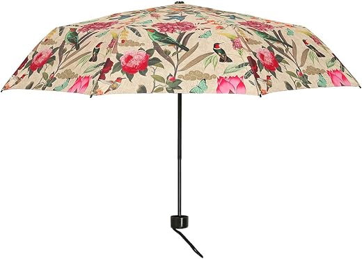 India Circus by Krsnaa Mehta 3 Fold Umbrella for Rain Windproof, Sun &amp; UV Protection Strong Compact &amp; Easy Open/Close Car ...