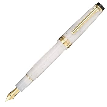 試筆のみ　四季織　雪椿　万年筆　MF セーラー　万年筆　コンバーター＆ケース付き セーラー万年筆 四季織 雪月空葉 万年筆 春空/万葉/名月/垂雪/雪