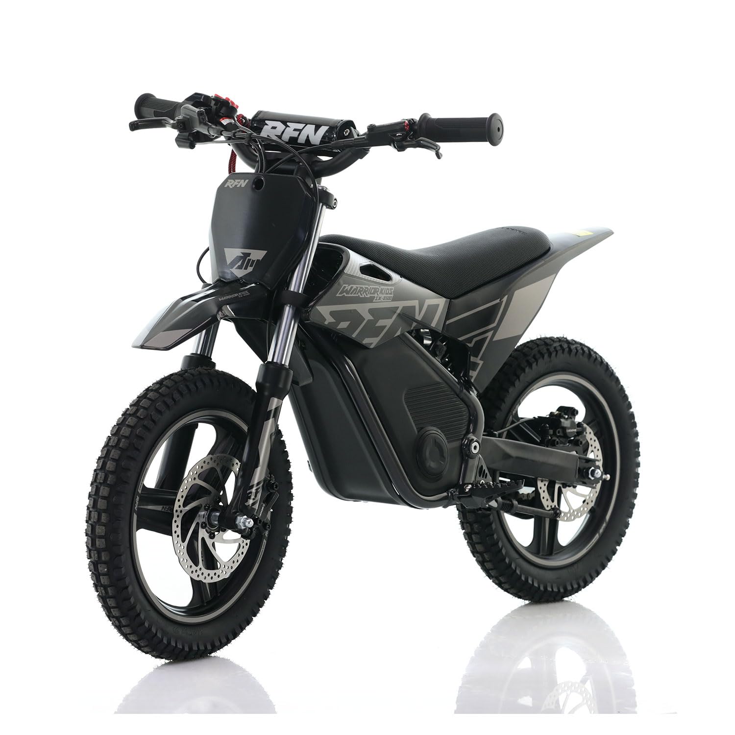 RFN E500 36V Kids Electric Dirt Bike, Electric Motorcycle with 700W Motor | 21.7 mph Max Speed, 15.5-Mile Range & 3 Speeds Off-Road Bike for Ages 4-8 (Black