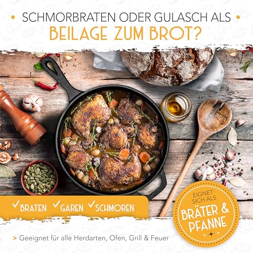 KRUSTENZAUBER Brotbacktopf mit Deckel und Gärkorb fürs Brot zu Hause backen – Ansicht 6