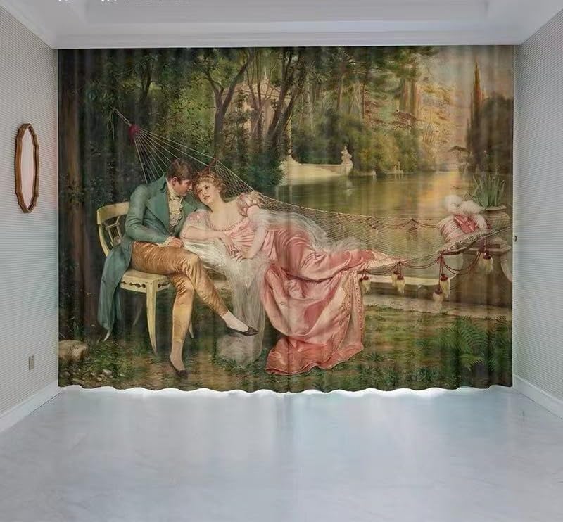 Rideau occultant 132x160cm isolant thermique lot de 2 rideaux à oeillets salon