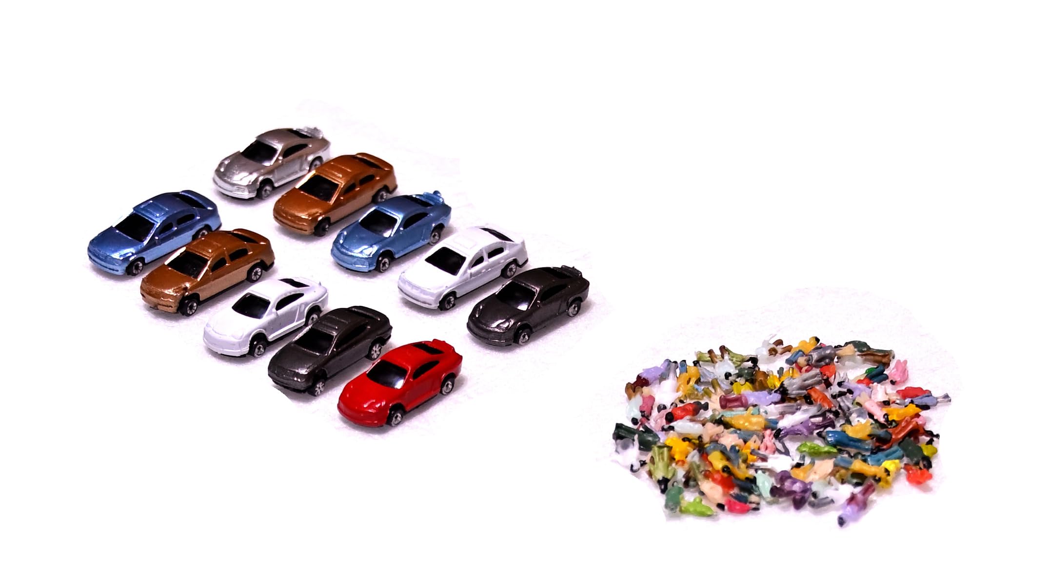 Amazon.co.jp: ジオラマ ミニカー 人物 セット 1/200 スケール 人物