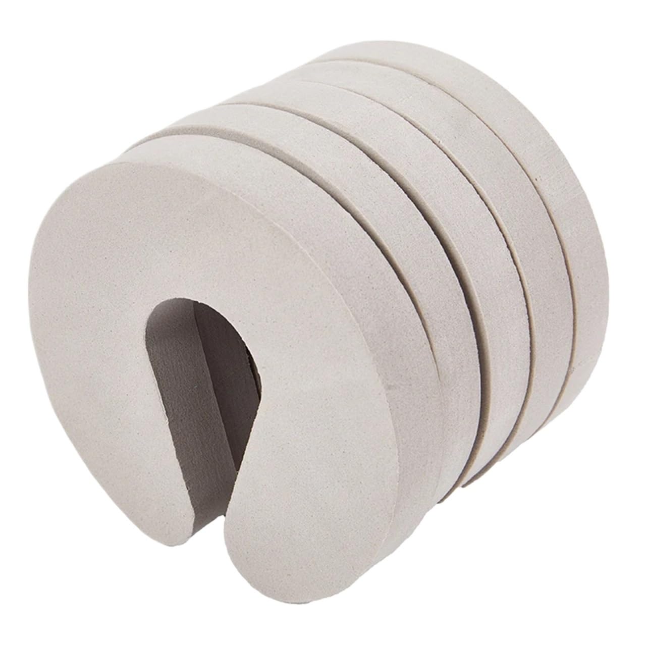 50Pcs Soft Foam Door Stopper Protection Safety Keeps Doors from Slamming Prevents Finger Pinch Injuries Protector(Gray)