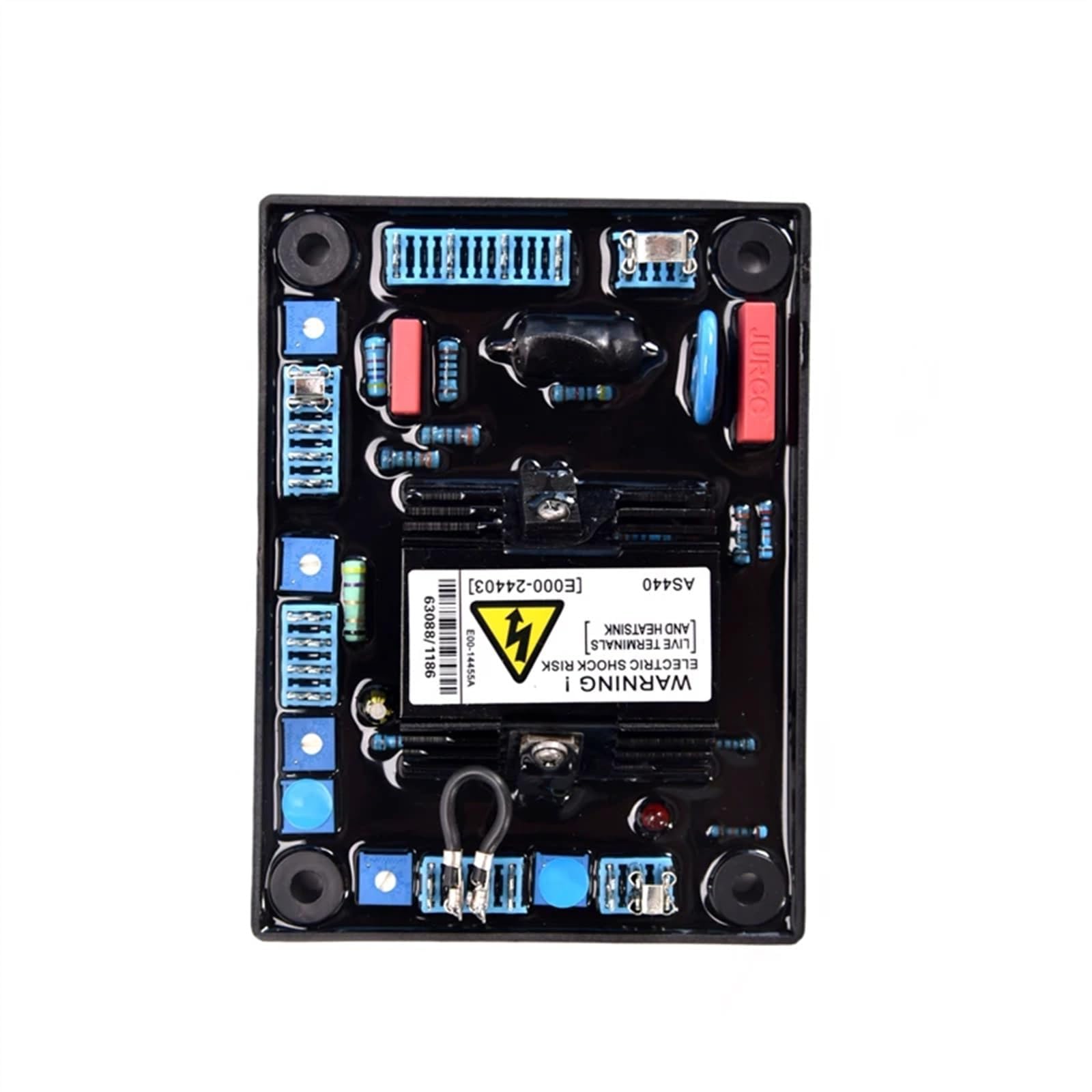 ZXAOMMBEA Automatic Voltage Regulator AS440 Control Moudle Part With Generator Genset(AS440 Red Capacitor)