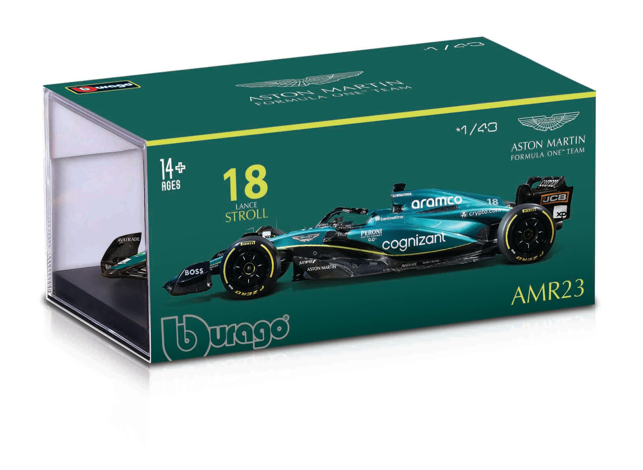 【未開封】F1 ミニカー 1/24 アストンマーティン AMR23 Amazon.com: BBurago - Aston Martin AMR23#14 Alonso - Realistic Car