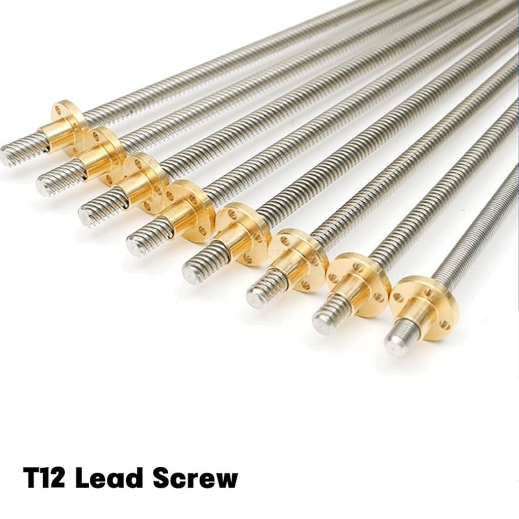 Tornillo T12 con tuerca de latón for impresoras y máquinas de grabado(350mm)