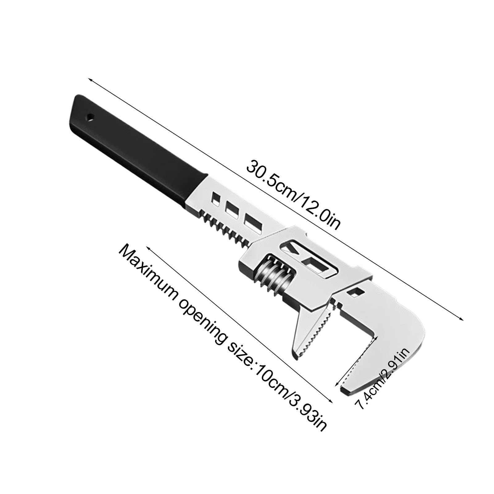 Llave F ajustable, llave de boca ancha, herramienta de acero al carbono, llave inglesa de bolsillo, alicates de fontanería, llave de apertura ajustable, herramientas de ángulo multiusos, herramienta