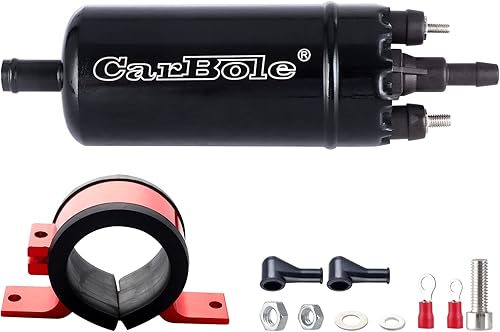 Miniatura 1 de CarBole Bomba de combustible externa en línea: 116 PSI Alta presión Unversal 12V Bomba eléctrica de inyección de reemplazo para 0580464070 con