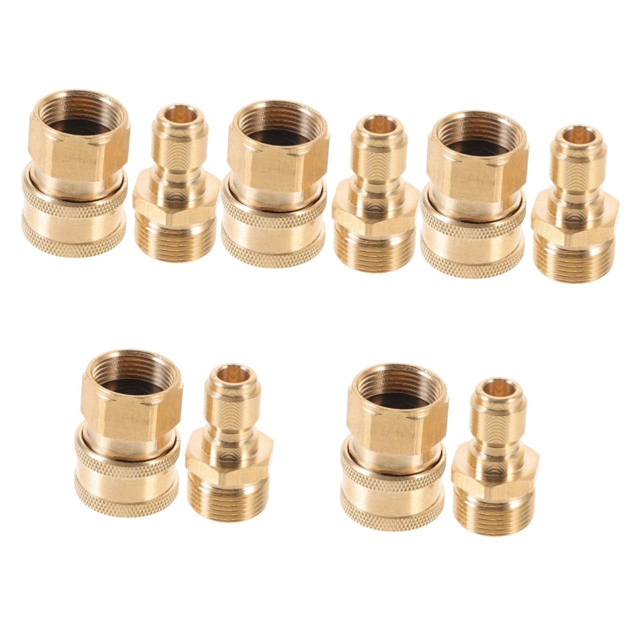 Ciieeo 5paia Raccordo Rapido per Tubo da Giardino Connettore per Idropulitrice Installazione Facile e Sicura per Irrigazione e Lavaggio Auto