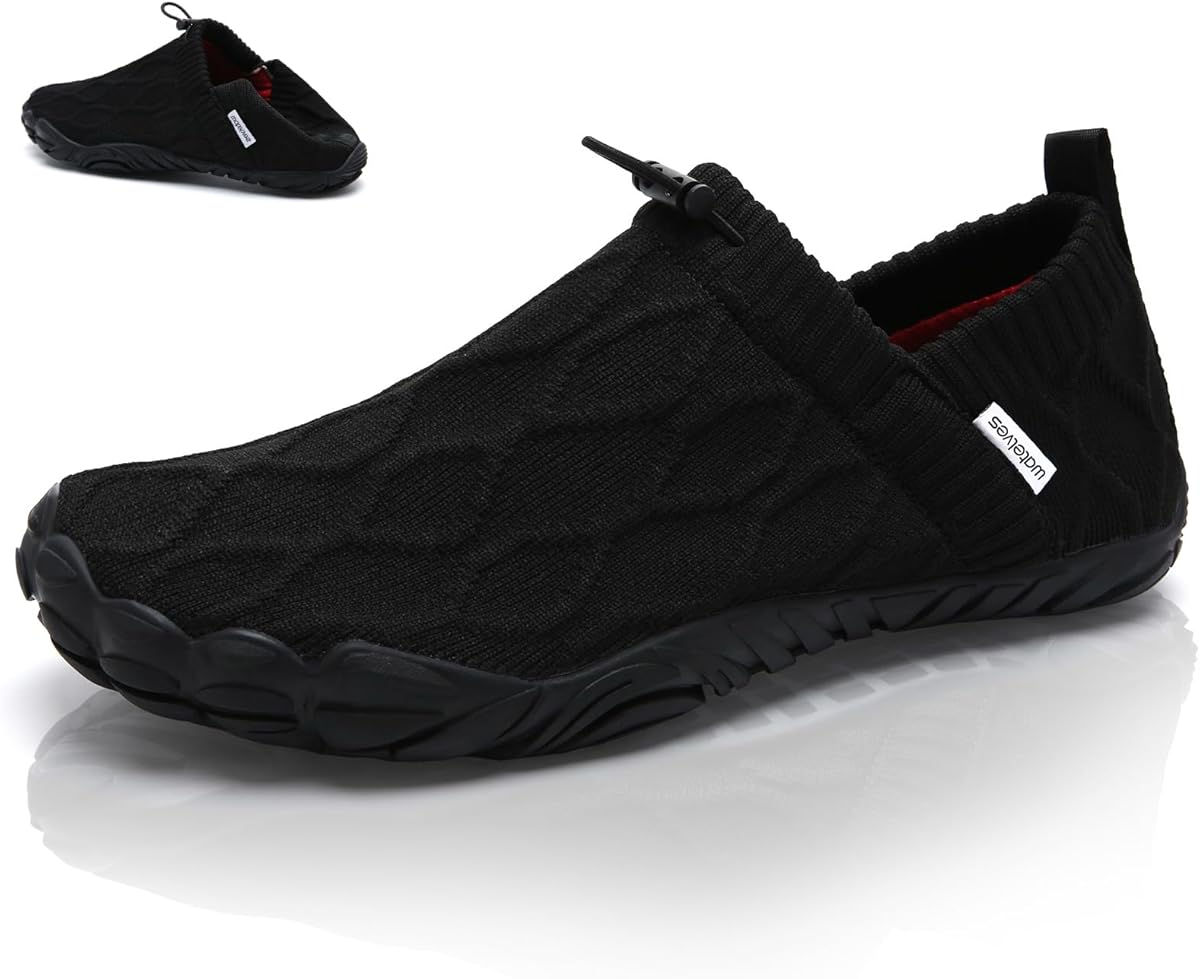 WateLves Unisex Barfußschuhe Leichte Indoor Hausschuhe Outdoor Zehenschuhe Traillaufschuhe Minimalistische