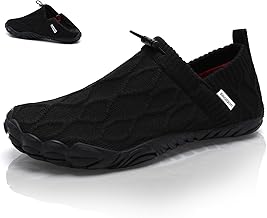 WateLves Unisex Barefoot Wide Outdoor Shoes Slip On Womens Mens Trainers Non-Slip Minimalist Comfortable Slippers Walking Gym Shoes