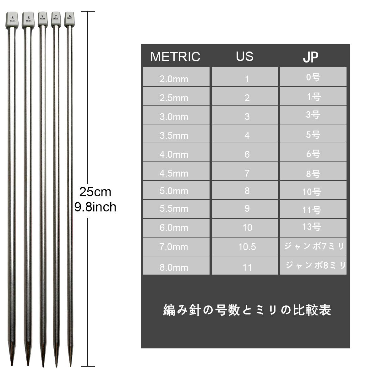 Amazon.co.jp: CestMall 棒針セット 22本 編み針 かぎ針 編み棒